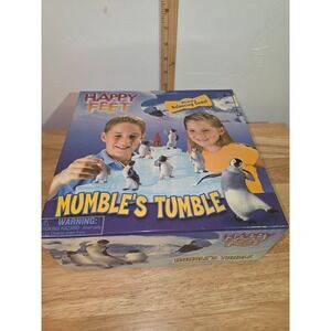 2006 Happy Feet: Mumble's Tumble balancing game by Sababa Toys penguins vintage